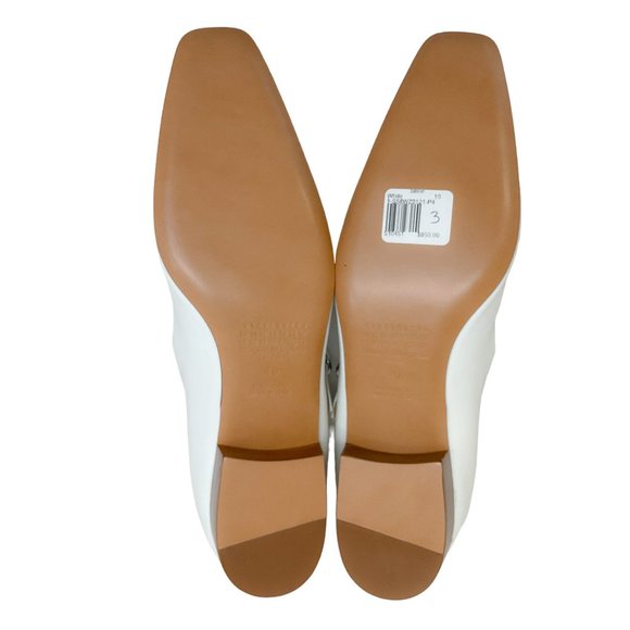 Maison Margiela White Patent Leather Low Heeled Mary Janes - Picture 9 of 10